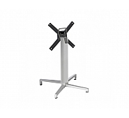 Domino folding table base